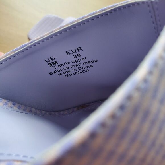 NEW Sam Edelman Circus Miranda Lilac Check Heels - Picture 14 of 15